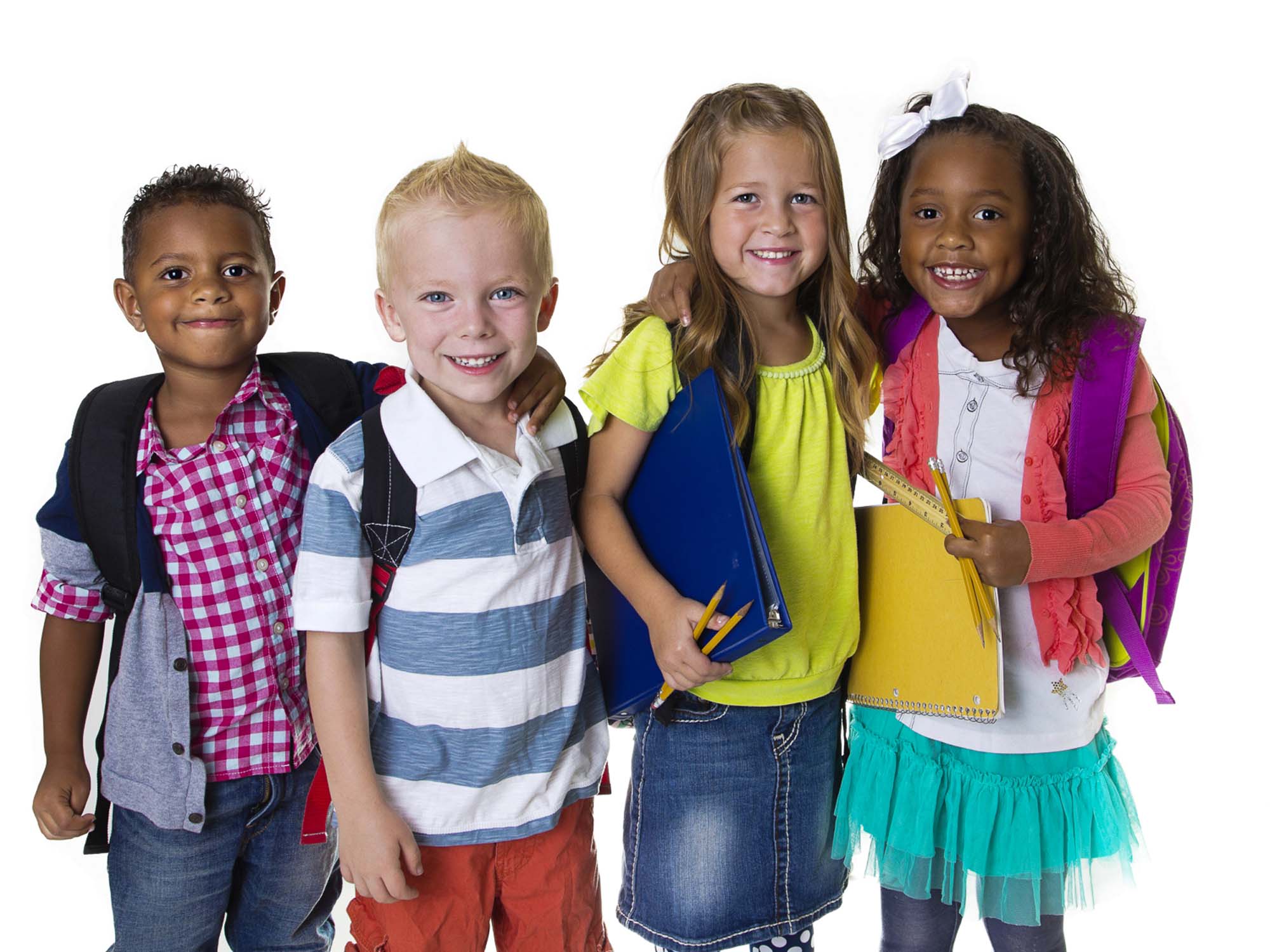 Smiling children representing Papillion Pediatric Dentistry
