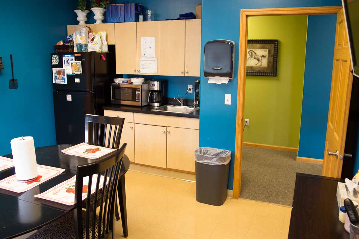 Staff break room
