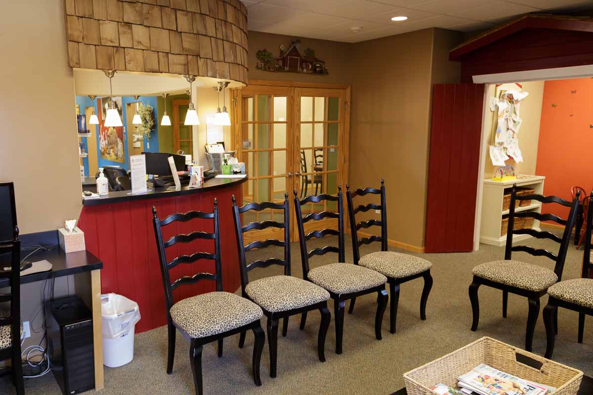 Second view of the patient reception area